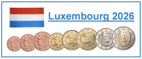 Luxembourg 2026 Euro Coin Series