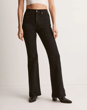 Madewell The Perfect Vintage Flare Jean Sherborn Wash Black Women's Size 28