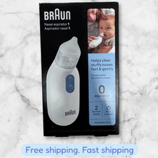 Braun Electric Nasal Aspirator Mucus Remover Blocked Nose Relief New Shipping