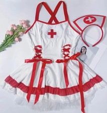 Sexy Nurse Costume Outfit Set Nurse Costume Naughty Doctor -L