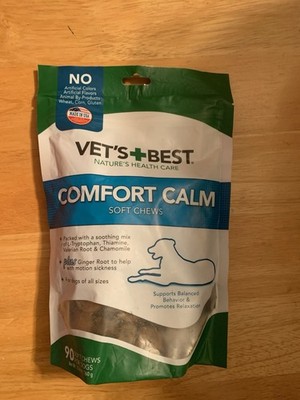 Vets + Best Natures Health Care Comfort Calm Soft Chews 90 For Dogs All Sizes