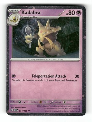 Kadabra Promo Miscellaneous Cards & Products 064/165 Near Mint