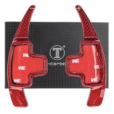 T CARBON ECHT Schaltwippen ROT f. Mercedes Benz V-Klasse W447 16-22 GLB X247 19-