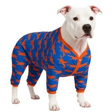 LovinPet Dog Pajamas Soft Knit Long Sleeve Allergy Friendly Night for Large Dogs