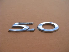 10 11 12 13 JAGUAR XJ 5.0 REAR TRUNK EMBLEM LOGO BADGE SIGN SYMBOL USED A46523