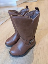 Oshkosh Toddler Riding Boots Brown 5M