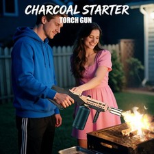 (Gas Tank Not Included)Flame Spray Gun Propane Cooking Torch BBQ Lighter