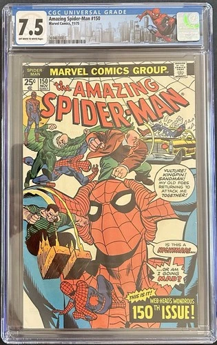 Amazing Spider-Man #150 1975 CGC 7.5 Custom Label!