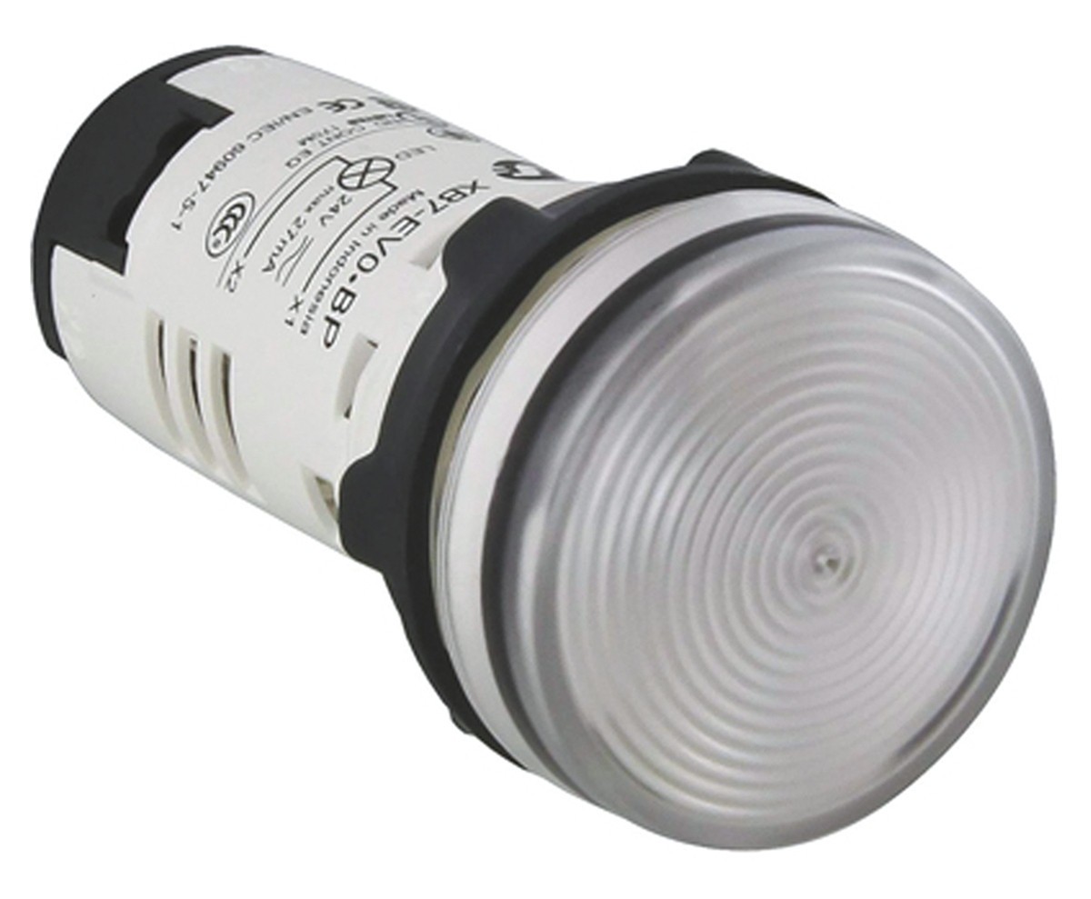 Schneider Electric, Harmony XB7, Panel Mount Clear Incandescent Lamp Pilot Light