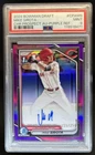 2024 Bowman Draft Mike Sirota Chrome Auto Purple Refractor 1st #/250 Reds PSA 9