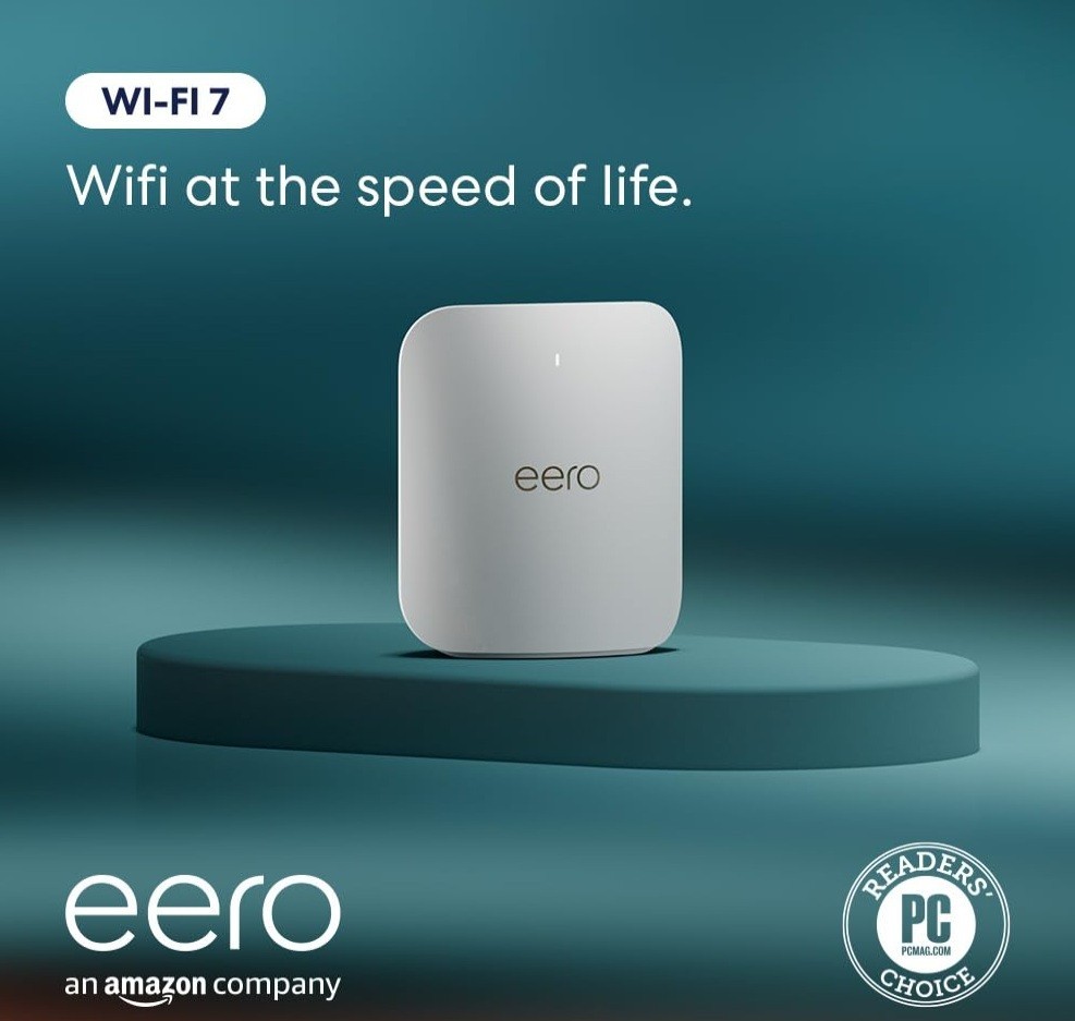 *NEWEST UPDATED MODEL* eero PRO 7 (FRONTIER)Mesh Wi-Fi 7 Router ! 10gbps Ports !
