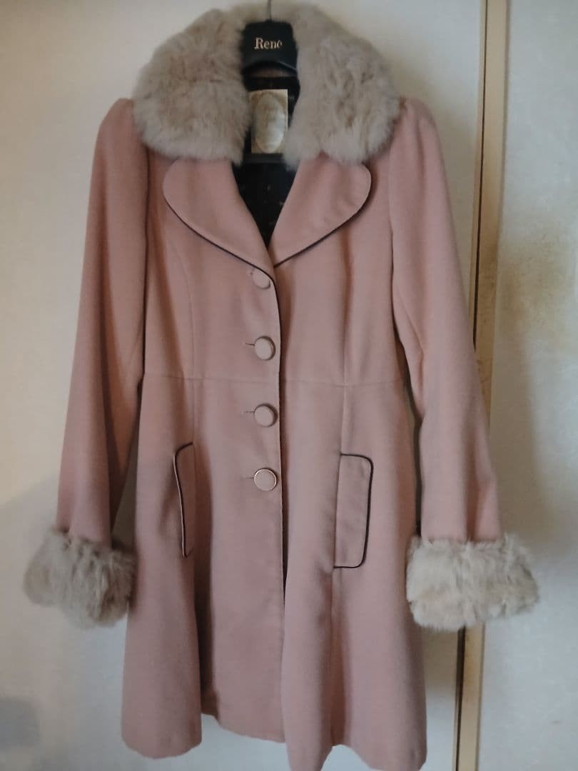 Liz Lisa pink cute fur coat
