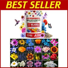 Drought Tolerant Flower Seeds Mix - 24 Varieties - 2oz 283.12 per gallon