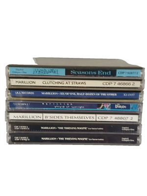 MARILLION CD Afraid Of Sunlight Magpie Straws Seasons End B SIdes Lot of 7 Prog