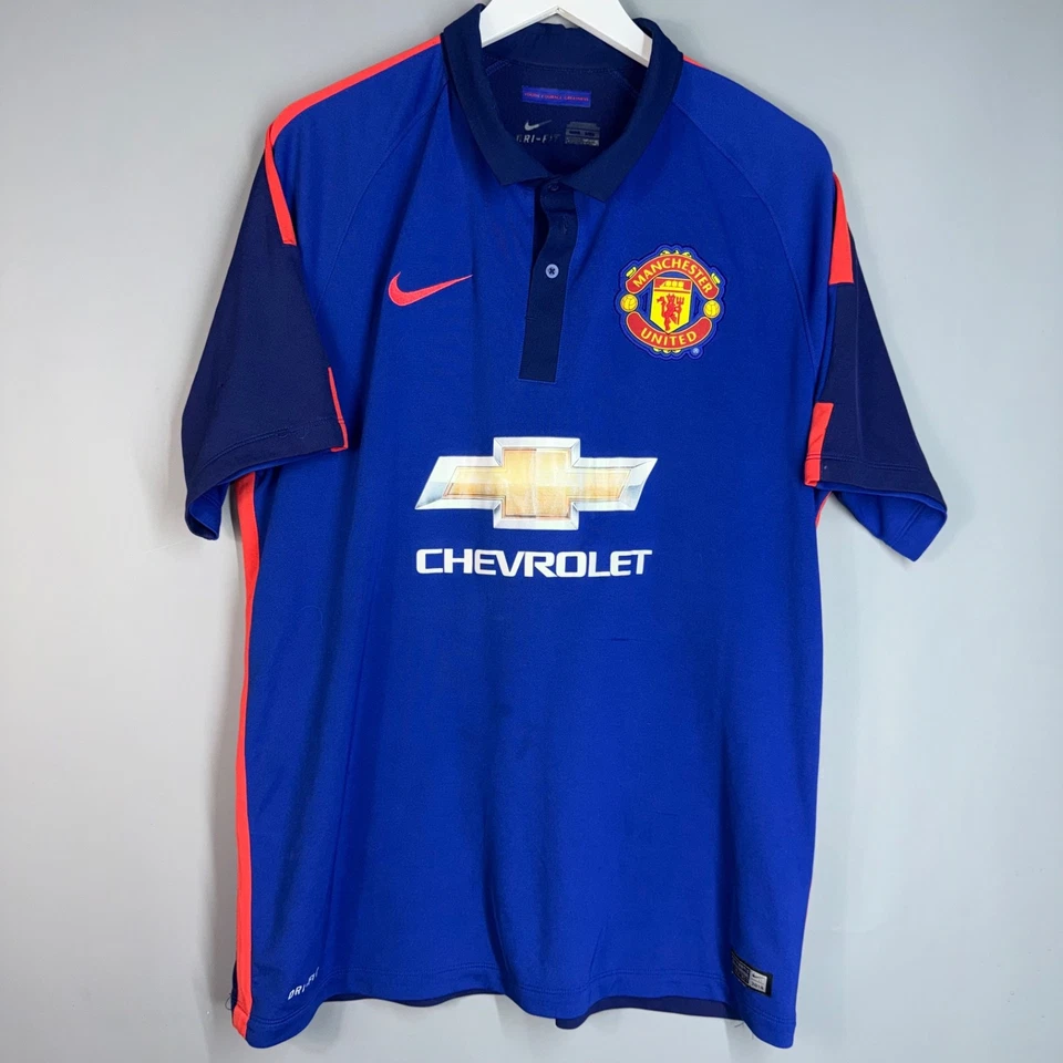 CAMISETA DE FUTBOL MANCHESTER UNITED 2014/2015 TERCERA NIKE #20 VAN PERSIE XL ADULTO Foto 2 de 4