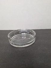 Vintage CAMEL Cigarettes Ashtray Clear Glass 5 1/2",