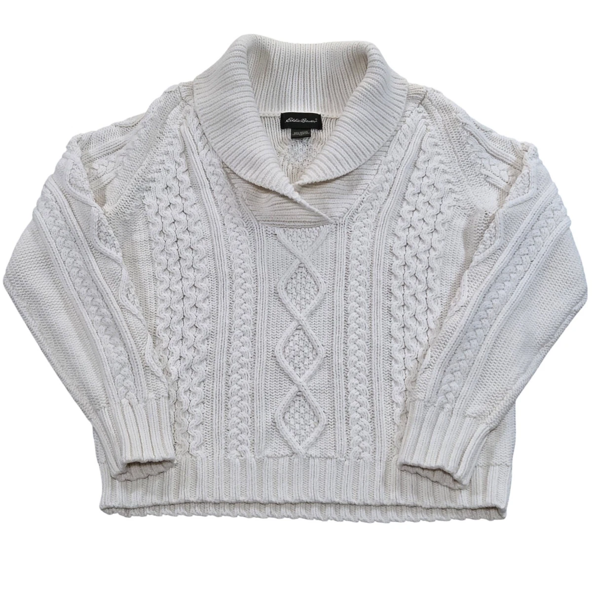 Eddie Bauer Cotton White Sweaters for Women for sale | eBay