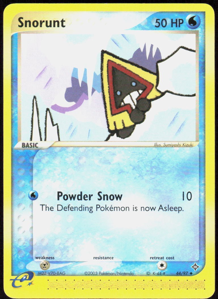 Snorunt 44/97 Uncommon EX Dragon NM Pokemon