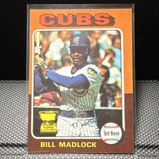 Topps 1975 Topps Baseball - Bill Madlock Rookie Card #104 Chicago Cubs. rookie card picture
