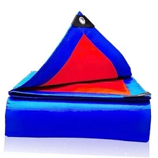 Heavy Duty Waterproof Tarp for Outdoors and Trucks - UV and 13.1 x 16.4 Inches