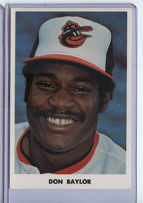 1970 Baltimore Orioles Team Issue Post cards Dave Baylor