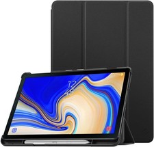 Ultra Thin Tri-Fold Stand Case for Samsung Galaxy Tab S4 10.5 with S Pen Holder