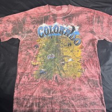 Vintage Colorado AOP shirt Med Tourism All Over Print Map Nature Hiking Nature