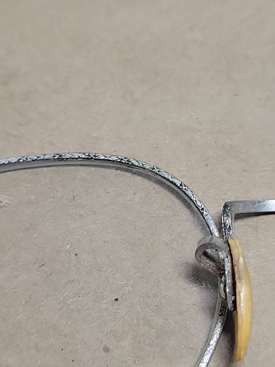 Vintage Eyeglass Frames Rims Parts Only Missing Earpiece And Lense View 5