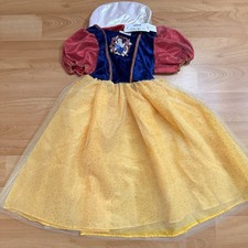 VTG Disney Store Snow White Princess Dress Cape Child Costume Age 2-4 H 33-42