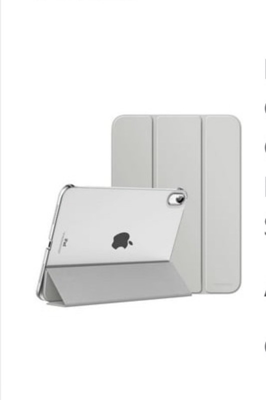 New Moko Silver And Clear Case iPad A16 11th Gen 11” 2025, iPad 10th Gen 10.9”