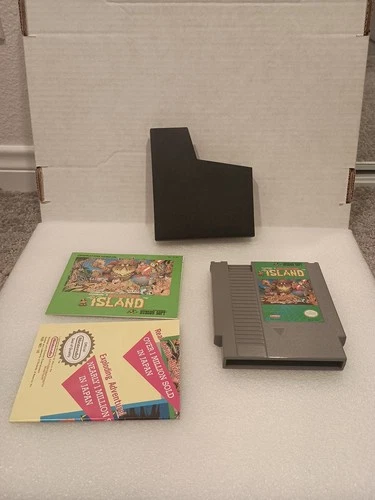 Adventure Island (Nintendo Entertainment System, 1988) game manual and poster