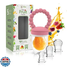 O’doe Fruit Feeder | Baby Fruit Feeder Pacifier with 1 Feeders and 3 Nipples 