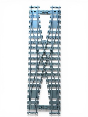 Bcolpool MOC 3D printed R104 Double Crossover Switch track-for