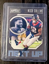 2021 Panini Playbook Nico Collins Next Up RC #NXT-NCO Houston Texans