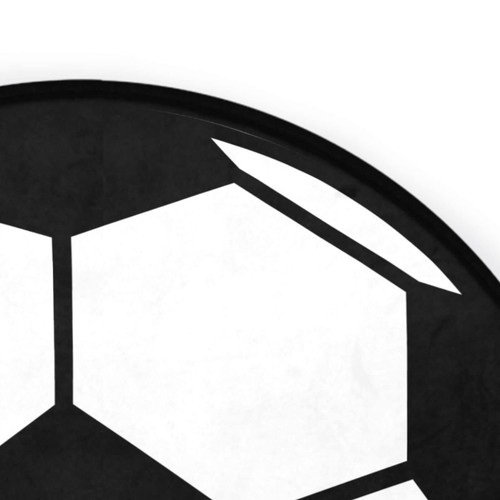 Soccer Rug Round Football Round Area Rug Carpet Floor Chair Mat for Bedroom 3ft - Picture 4 of 7