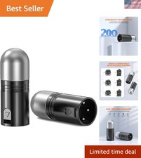 Pack of 2 DMX Terminator 3 Pin XLR Resistors for Superior Stage Lighting Clarity