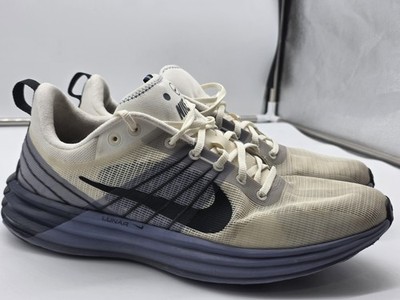 Nike Lunar roam Shoes Mens 11.5 White Mesh Stained Running Sneakers DV2440-103
