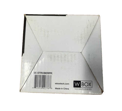 W Box Technologies 0E-STROBERPR Rainproof Strobe, Red - Picture 2 of 3