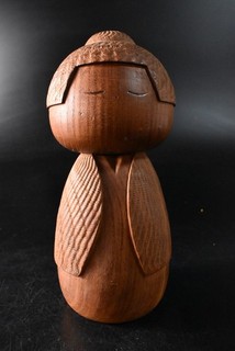 B4671: Japanese Wooden DOLL Kokeshi ningyo wooden dolls auto