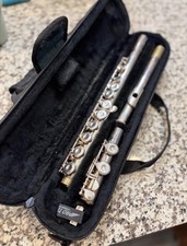 Concert Flute Silver Closed Hole Straight Headjoint w/ PRO TEC Case