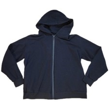 Shein Women's black zip up hoodies size Medium