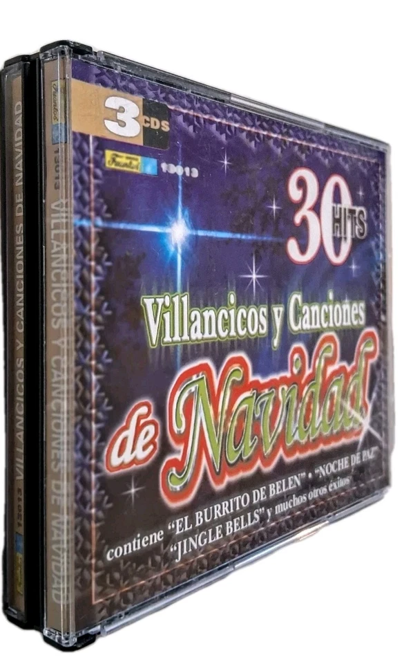 Villancicos y Canciones de  Navidad Christmas 3 CD Spanish EL BURRITO DE BELEN Foto 2 de 4