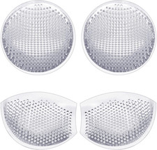 2 Pairs Breathable Silicone Bra Inserts Waterproof Reusable Bra Inserts Breast E