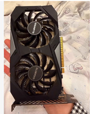 #ad Gigabyte 1650 0C 4G Dual Fan Graphics Card cooling with HDMI and DP interfaces $148.00