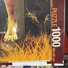 Art Puzzle 1000 Piece Jigsaw Puzzle THE KING OF THE FOREST Lion frame savannah — photo 4