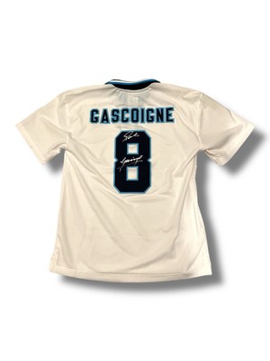 Paul Gascoigne 'Gazza' Signed Official Score Draw England Euro