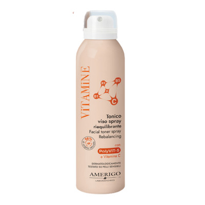 Gesichtswasser Spray Rebalancing Feuchtigkeitsspendend 150ml mit Vitamin C Amerigo