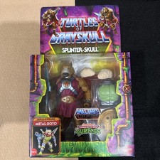 Mattel Turtles of Grayskull TMNT MOTU Splinter-Skull NEW unpunched