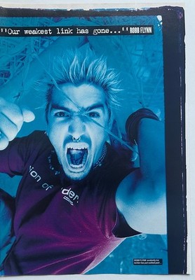 ROBB FLYNN / MACHINE HEAD - 1998 Full page UK magazine poster