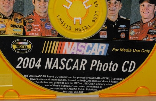 2004 NASCAR NEXTEL CUP SERIES PHOTO CD MEDIA PRESS PROMO DRIVERS CARS OWNERS LOG - Picture 4 of 4